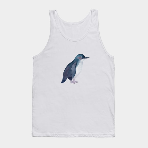 Little Blue Penguin Tank Top by Duck Cloud 9